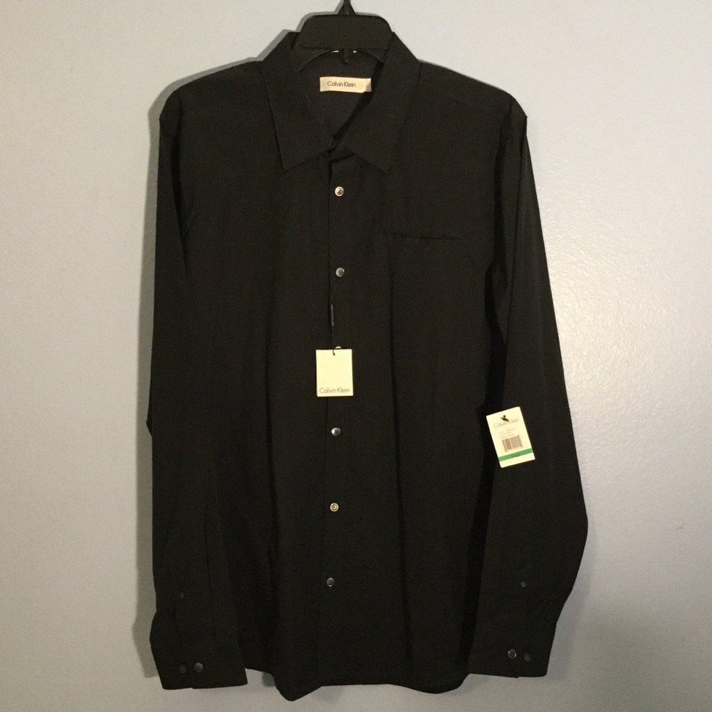 New Calvin Klein Button Down Long Sleeve Large